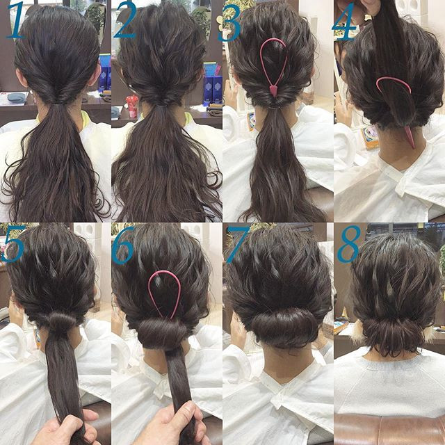 オフィスでもok くるりんぱで簡単ヘアアレンジ5選 ローリエプレス