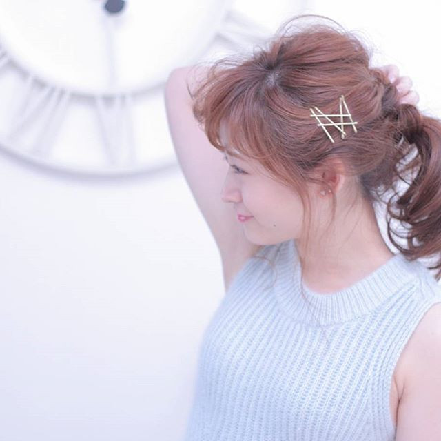 ヘアピンを使っておしゃれ上級者に 簡単ヘアピンアレンジ特集 ローリエプレス