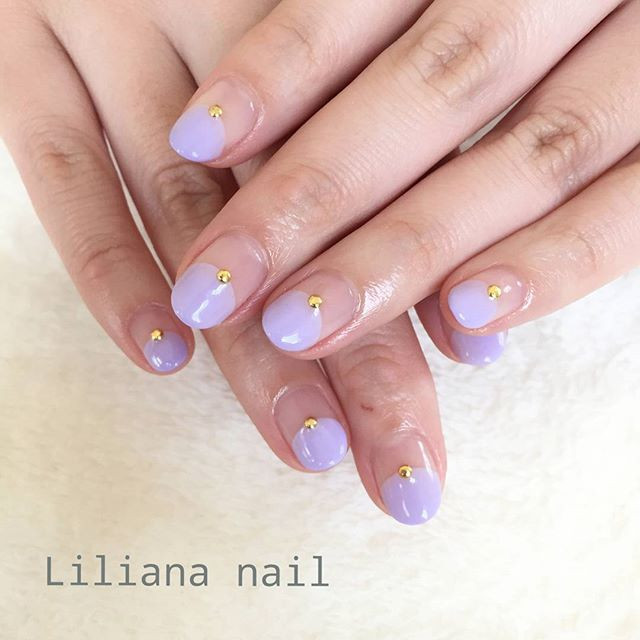 上品な指先を演出 大人女子のためのラベンダーカラーネイル10選 ローリエプレス