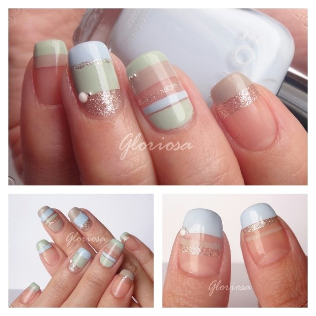 セルフネイルのデザインにマンネリ気味ならボーダーを取り入れてみない おしゃ見えネイル8選 ローリエプレス