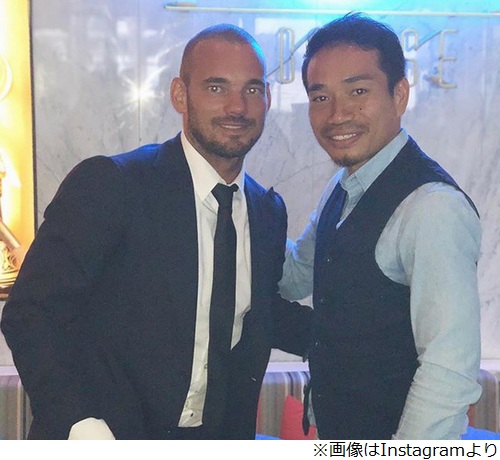 長友が 親友 スナイデルと5年ぶり再会 18年5月9日 エキサイトニュース