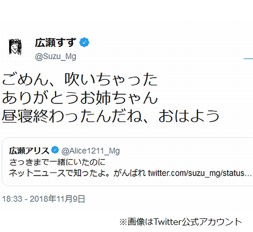 広瀬すずの紅白司会決定 姉アリスはニュースで知る 18年11月9日 エキサイトニュース