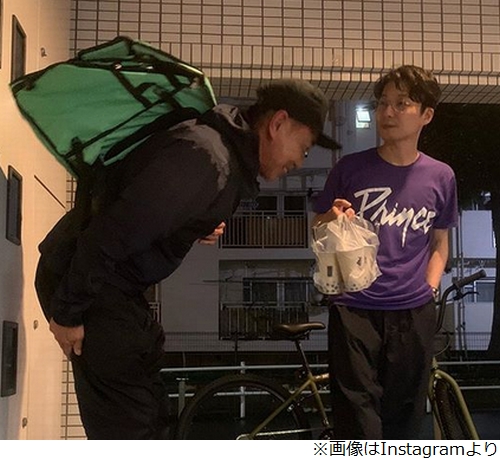 木梨憲武 Uber Eatsの配達先がまさかの星野源、インスタで大反響 