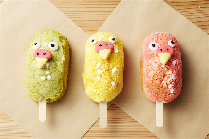 ジブリパーク限定新商品　君たちどう生きるか　￼インコパン　3セット ジブリパーク】カフェメニューに『君たちはどう生きるか』の「インコ