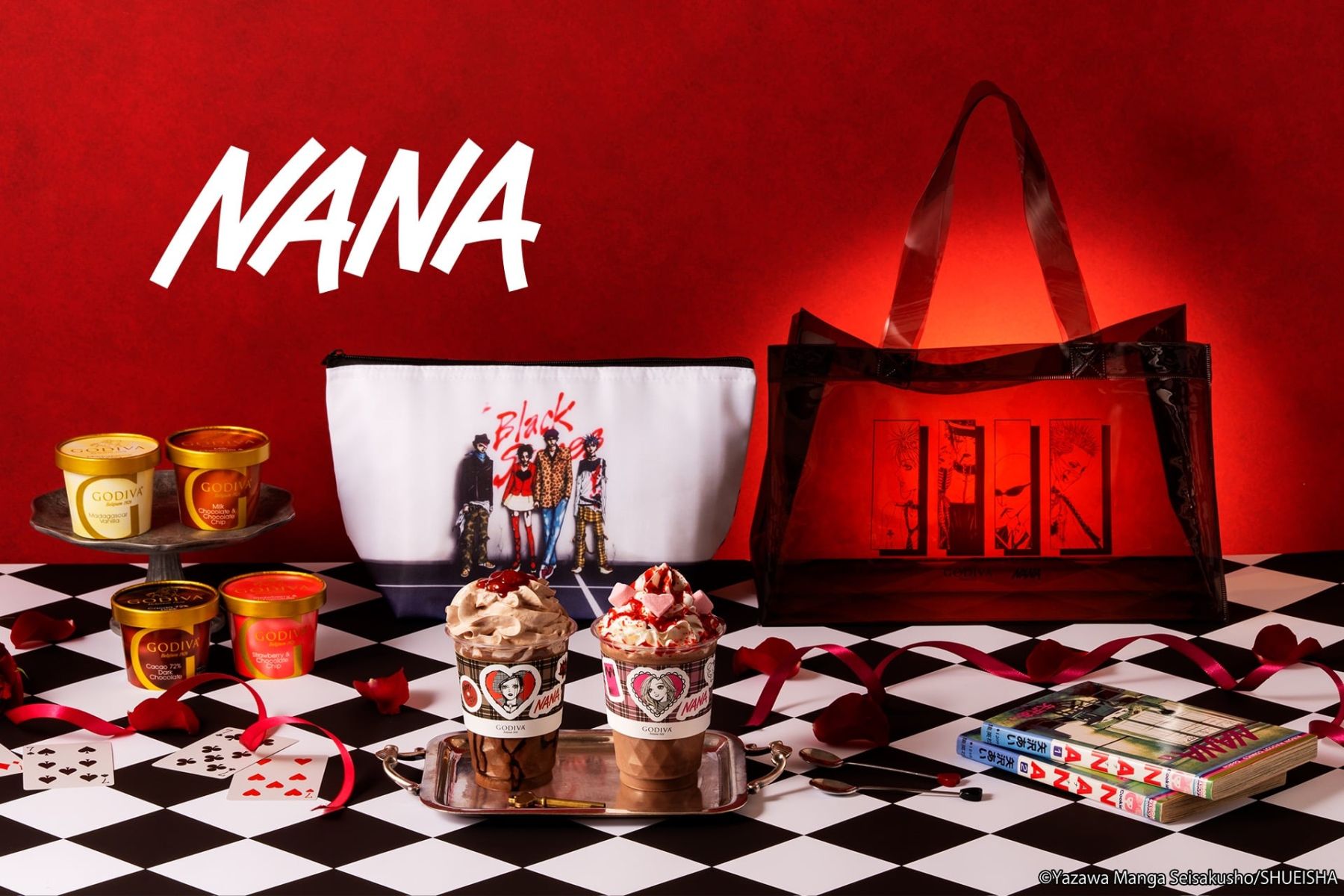 NANA×ゴディバ」コラボが8月7日スタート！ナナ＆ハチをまとった
