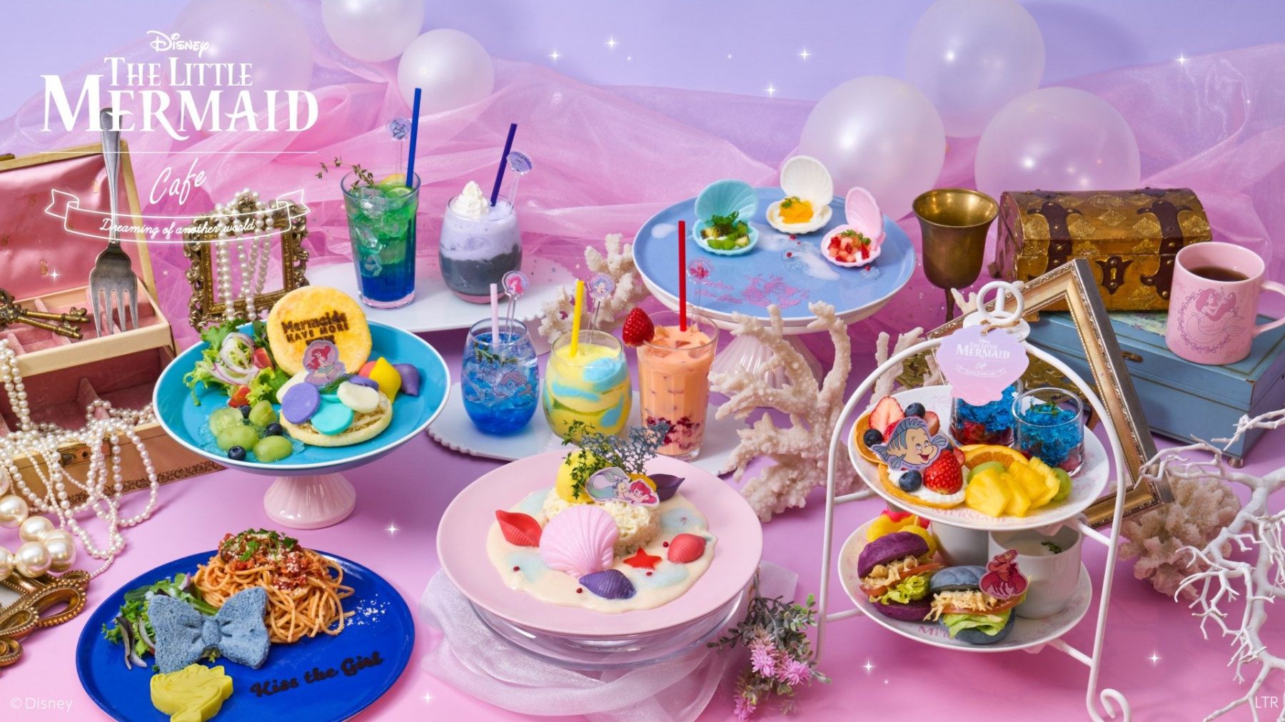 リトル・マーメイド』スペシャルカフェが全国3都市で開催！アリエル