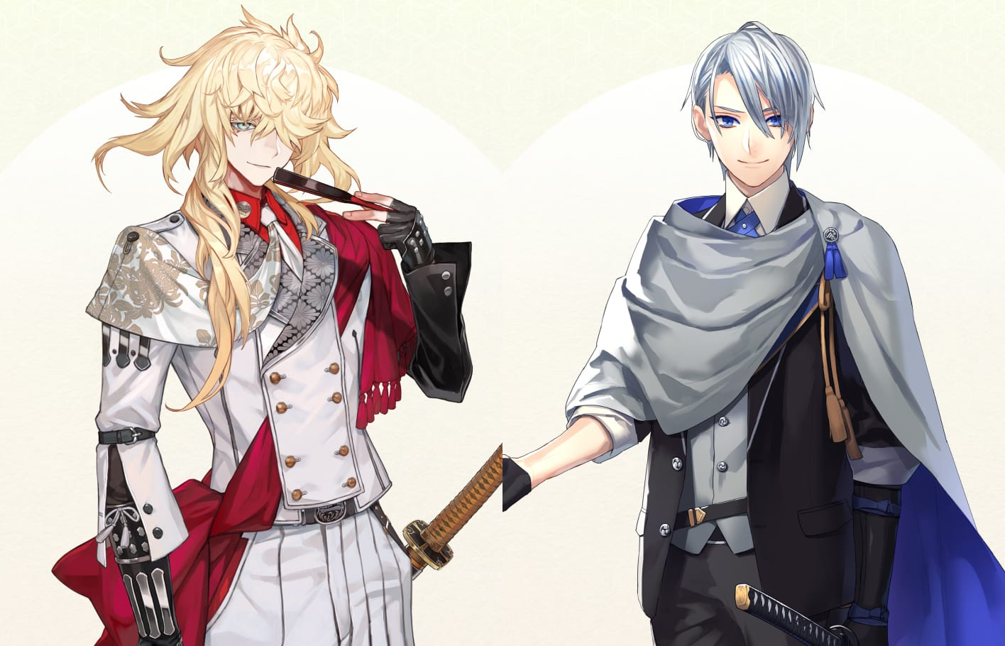 刀剣乱舞』公式絵師・lack先生が“監査官組”のイラスト公開で「すげぇぇ