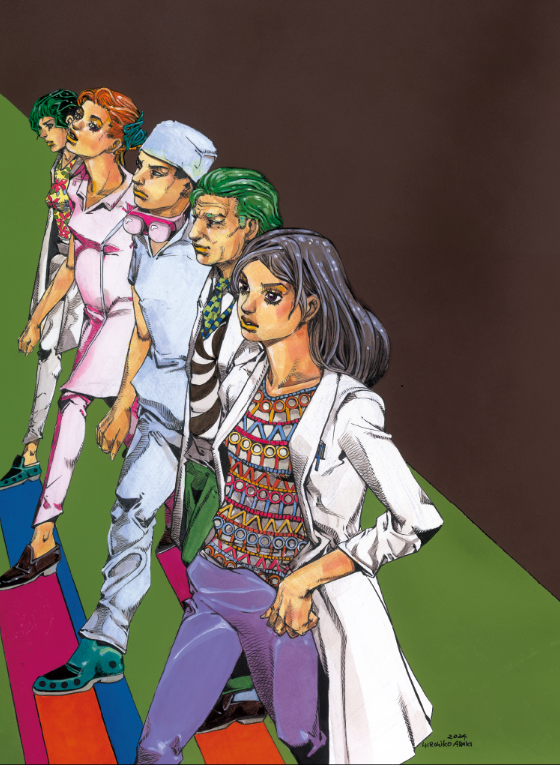 ジョジョ』荒木飛呂彦先生が医学学会のポスターを描き下ろしッ！5人の