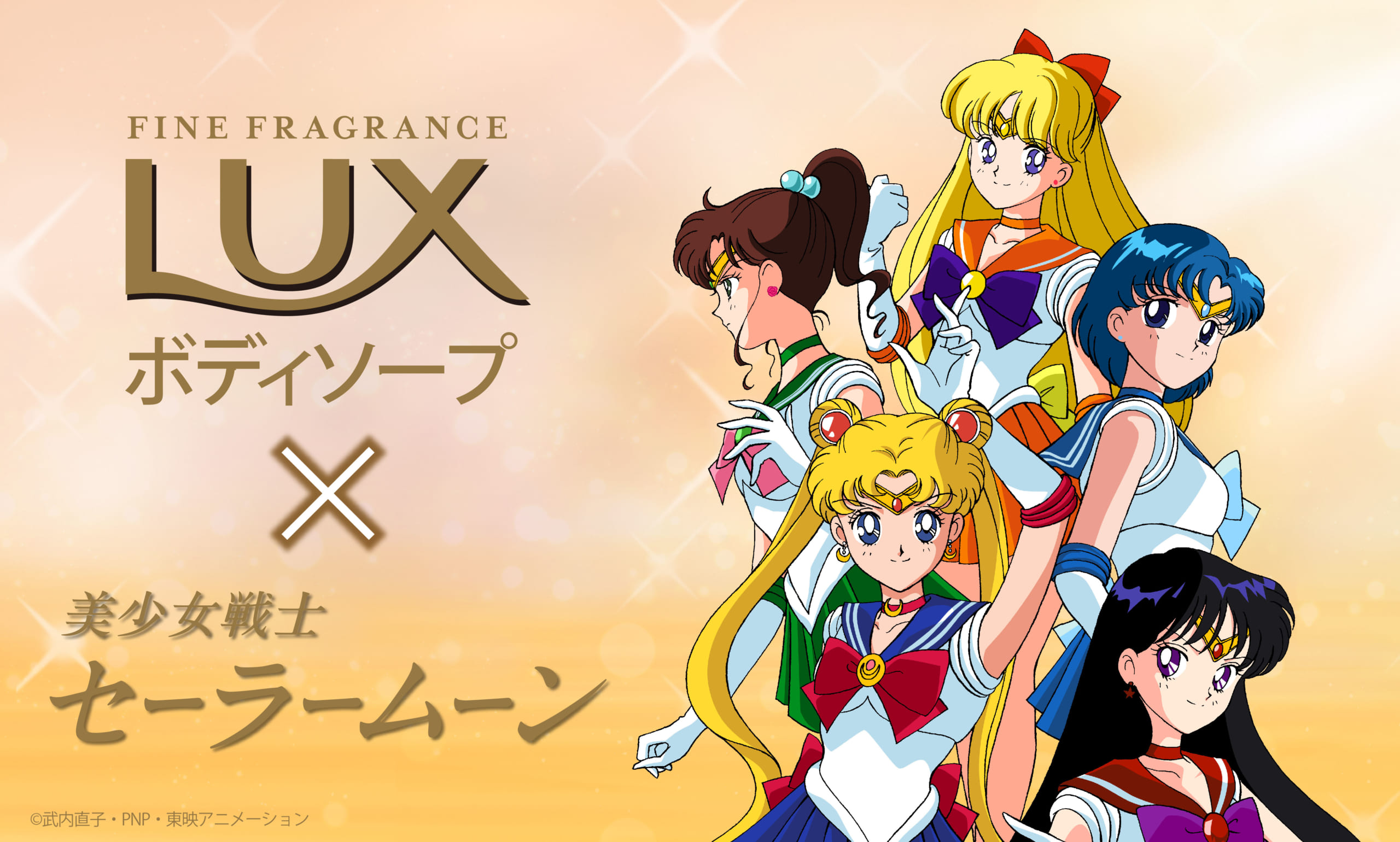 美少女戦士セーラームーン Luxボディソープ コラボ限定デザイン登場 セーラー戦士のシルエットが描かれた5種類 年2月25日 エキサイトニュース