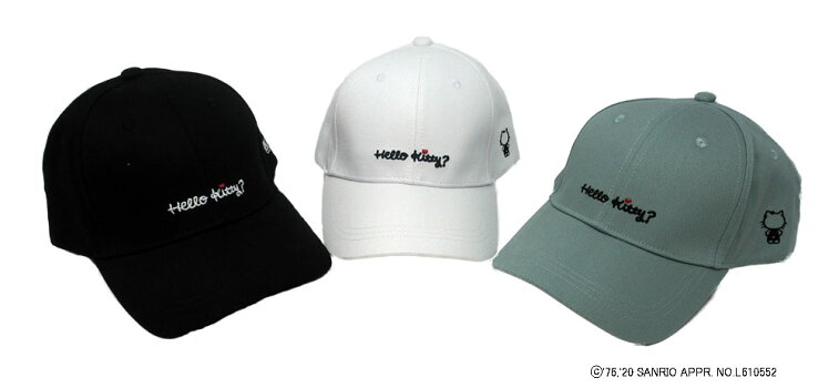 サンリオ ハローキティのロゴ刺繍キャップが登場 大人可愛いシックなデザイン 年5月17日 エキサイトニュース