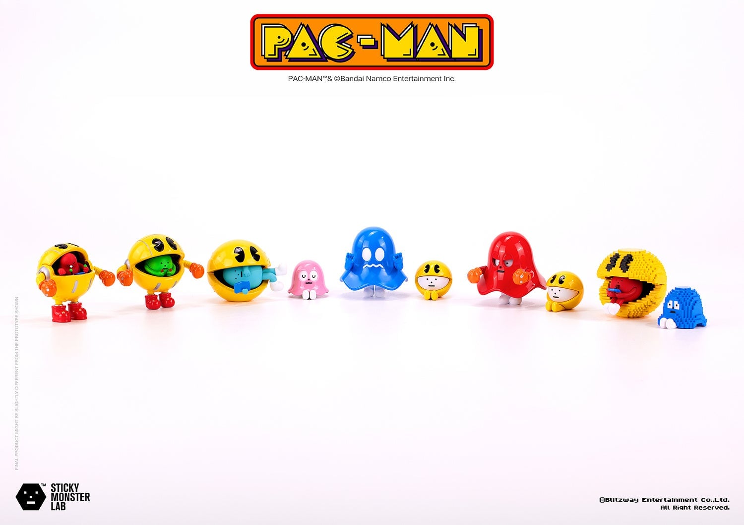 パックマン』がSMLに仲間入り！脱力系ブラインドボックス全6種が予約