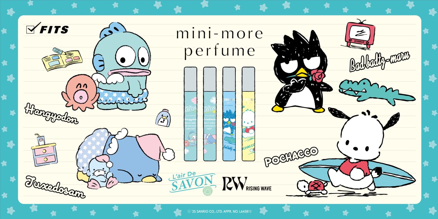 サンリオ×ミニモアパフューム」コラボミニ香水が登場！ポチャッコ 