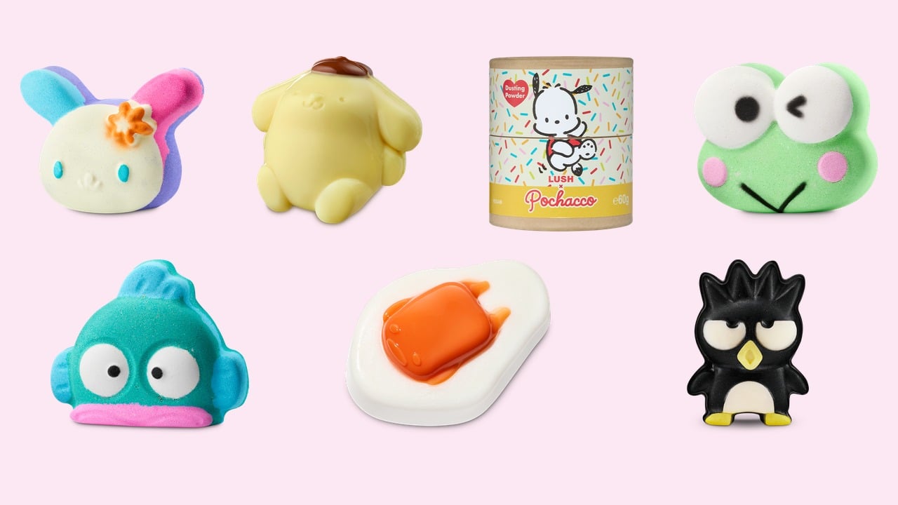 LUSH ポムポムプリン シャワージェリー&ポチャッコ ボディパウダー サンリオ×LUSH」限定コラボが登場！ポムポムプリンのシャワージェリー
