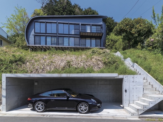 音楽と車のデザインを重ねた 建築家渾身の新ガレージハウス Edgehouse 18年6月10日 エキサイトニュース