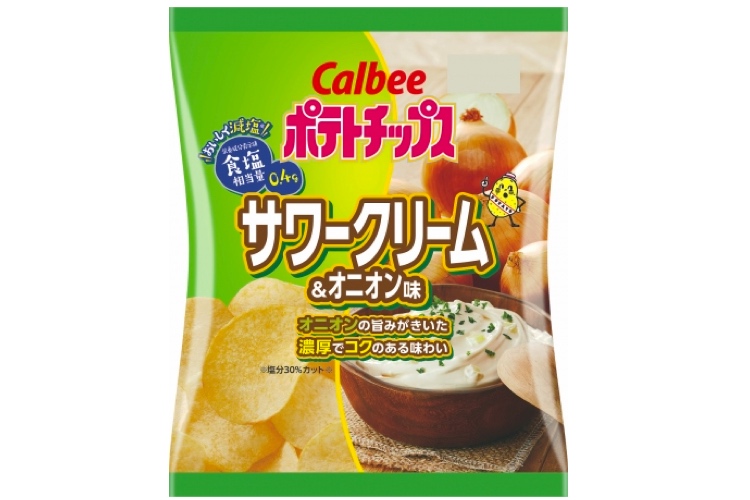 ヘルシー志向のあなたに おいしく減塩ポテトチップス サワークリーム オニオン味 コンビニ限定発売 19年3月9日 エキサイトニュース