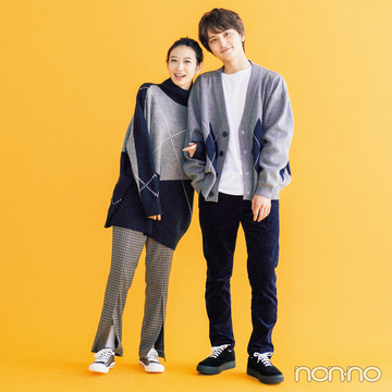 瀬戸利樹さんとアーガイルニットでデートしたら 彼とニットでリンクコーデ ローリエプレス