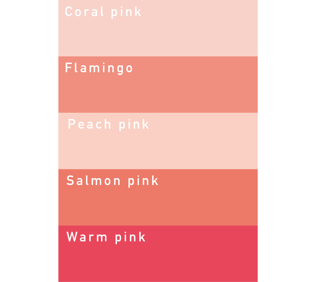 パーソナルカラー別トレンドカラー イエベさんに似合うピンクの選び方 ローリエプレス