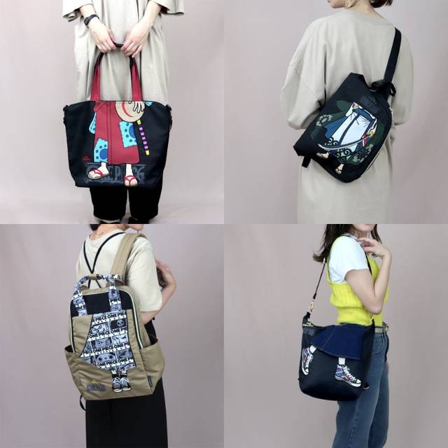 One Piece 個性派デザインの刺繍バッグが登場 ルフィやゾロの着物姿がかっこいい 年8月24日 エキサイトニュース 2 3