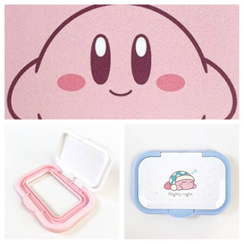 星のカービィ ウェットティッシュの蓋が発売 パステルピンク パステルブルーが可愛い 年9月3日 エキサイトニュース