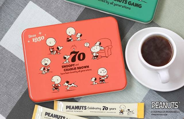 スヌーピー 生誕70周年記念の缶ケース入りコーヒー レトロなデザインが可愛い 年1月19日 エキサイトニュース