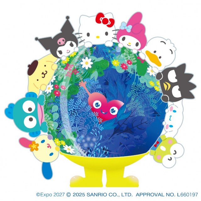 まゆち　キティ　シナモン　ミャクミャク まゆち キティ シナモン ミャクミャク 2025大阪・関西万博の公式