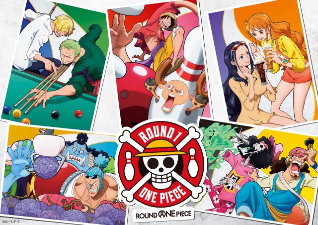 ONE PIECE ROUND1 コラボグッズ 2点セット デコメタ付き ラウンドワン、『ONE PIECE』と初の日米同時コラボで特別描き下ろし