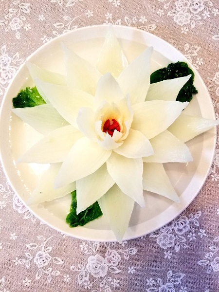 中華スープをかけると白菜の花が咲く 開水白菜が綺麗すぎる 21年7月28日 エキサイトニュース