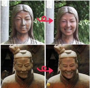 話題の顔合成アプリで アマテラス や 兵馬俑の兵士 笑わせてみたら意外としっくりきて歴史が身近に思えた 17年2月3日 エキサイトニュース