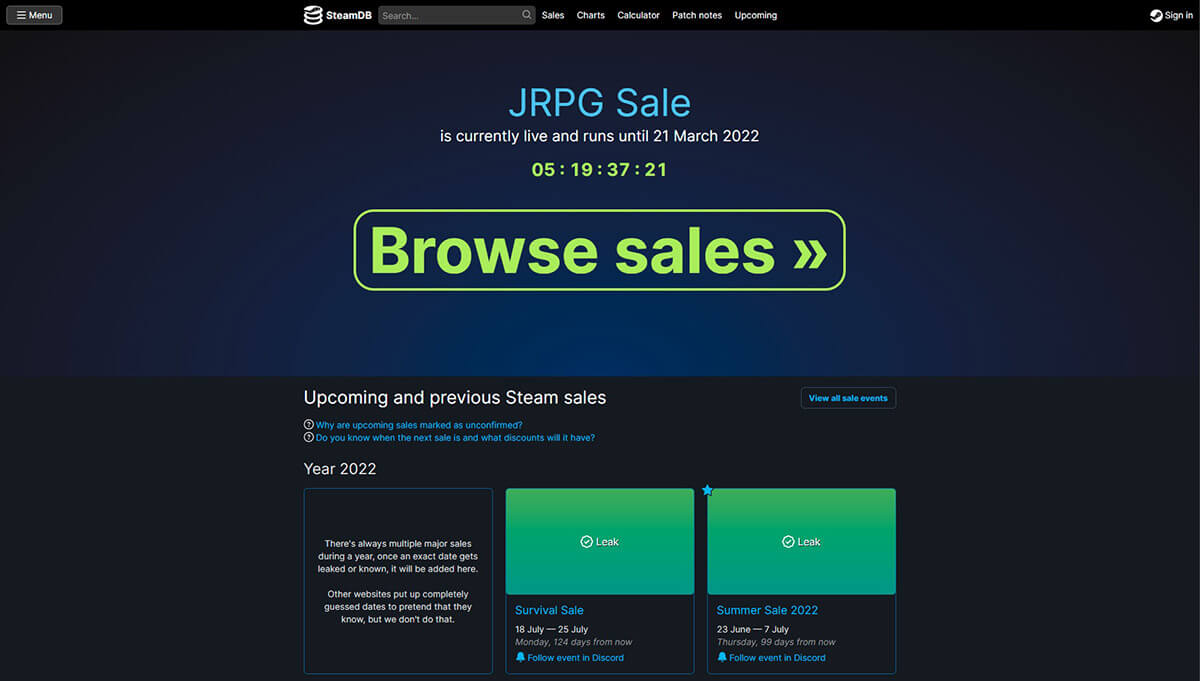 Steam 過去のセール時期一覧まとめ 次のセールはいつ 22年3月23日 エキサイトニュース