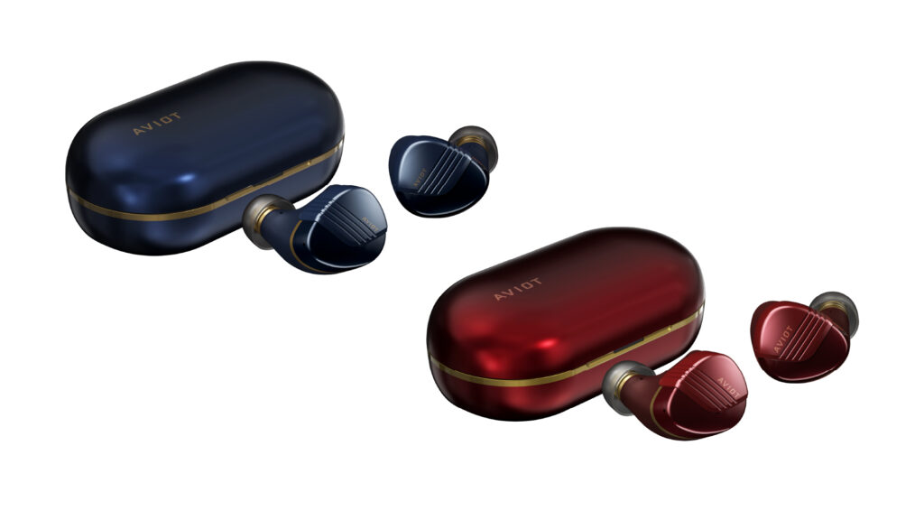 MD-1022-308☆AVIOT トゥルーワイヤレスイヤホン ダークレッド イヤホン 