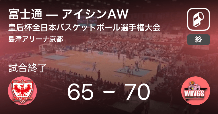 皇后杯全日本バスケットボール選手権大会2次ラウンド アイシンawが富士通を破る 19年12月1日 エキサイトニュース