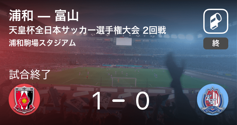 天皇杯2回戦 浦和が富山との一進一退を制す 21年6月9日 エキサイトニュース