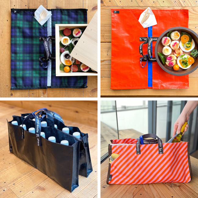 ピザ お寿司 ケーキを平らに持ち運べるエコバッグが便利 真ん中で折ればドリンクを運べる2way仕様だよ 年12月18日 エキサイトニュース