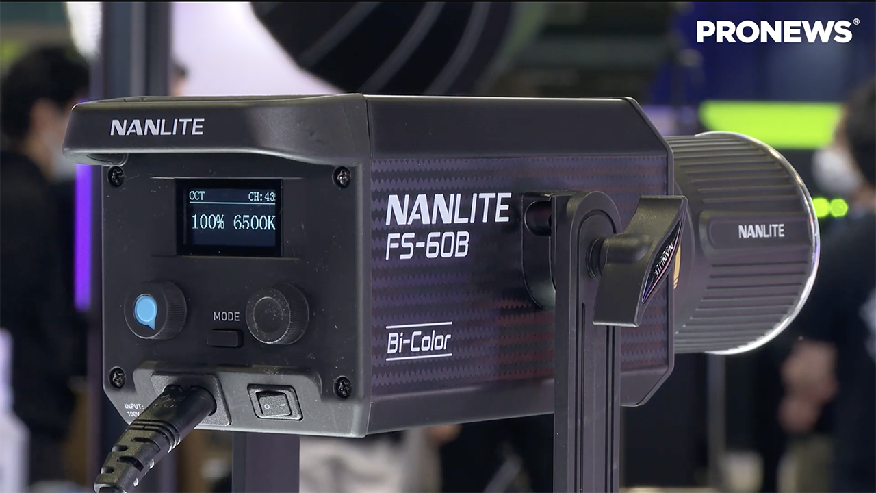 VANLINKS：コストパフォーマンスに優れた70WバイカラーLED照明NANLITE「FS-60B」[Inter BEE 2022展示レポート]  (2022年11月18日) - エキサイトニュース