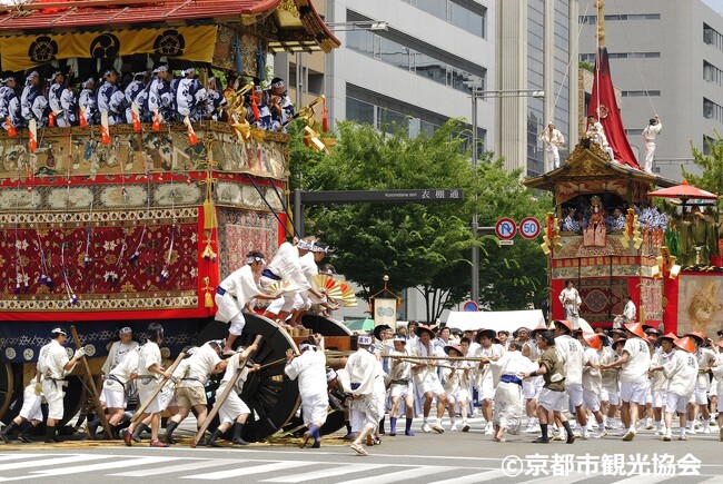 京都の夏の風物詩、祇園祭後祭(7/24)山鉾巡行の有料観覧席発売中