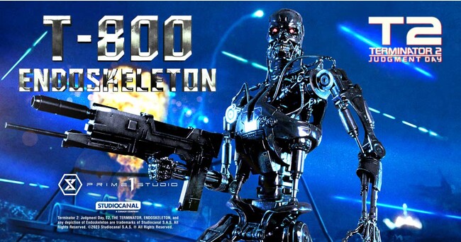 アーノルド・シュワルツェネッガー主演の傑作『ターミネーター2』から、「T-800エンドスケルトン」の1/3ポリストーン製スタチューが登場  (2023年10月13日) - エキサイトニュース