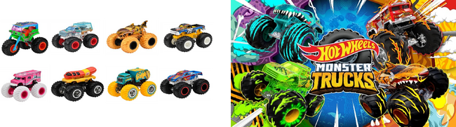 世界No.1のミニカーブランドHot Wheelsの人気シリーズモンスタートラックより『ホットウィール モンスタートラック 1:64アソート』を8月下旬より発売！  (2023年8月25日) - エキサイトニュース