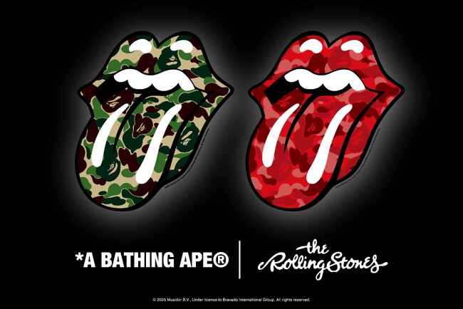 A BATHING APE(R)︎ × THE ROLLING STONES (2025年3月10日 