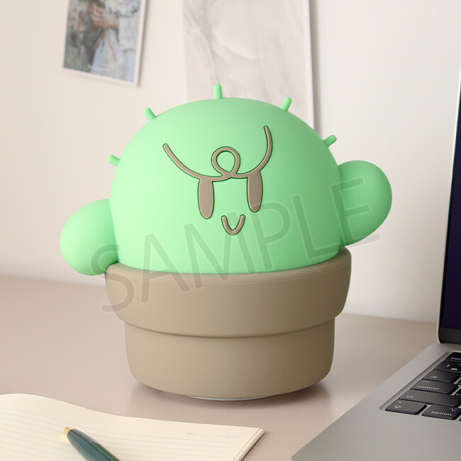 ぐちつぼ　ルームライト 限界 ゲーム配信者『ぐちつぼ』のサボテンをイメージしたルームライトが受注