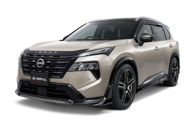 T33エクストレイル　IMPULエアロダイナミクスシステム　サイドステップ IMPUL、新型「日産エクストレイル」用エアロダイナミクスシステムを