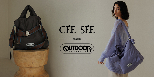 CEE_SEE」meets「OUTDOOR PRODUCTS」ZOZOTOWN 限定コラボバッグが登場