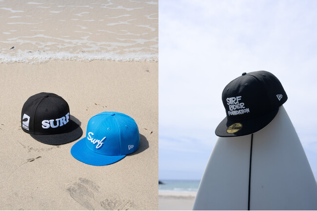 花井祐介 SURFRIDER FOUNDATION サインボード & 袋 ニューエラ】SURFRIDER FOUNDATION・アーティスト花井祐介との