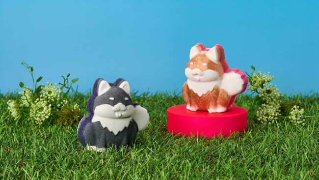 本日お値下げ❗️♥美品！アイリッシュドレスデン♪干支♪犬 　Puppy love ナチュラルコスメブランドLUSH＞柴犬の可愛さが炸裂！はちみつのように