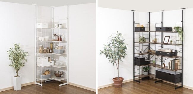 ニトリ】壁に穴をあけないつっぱり壁面収納「Nポルダシリーズ