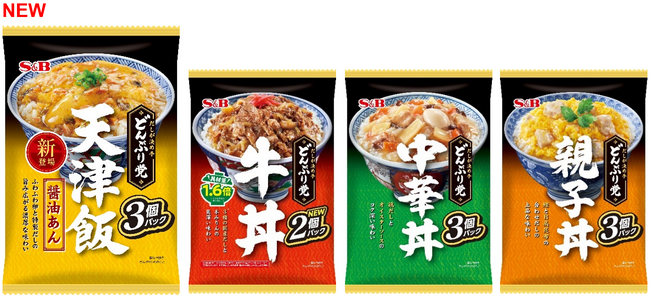 パン、ラーメン、レトルト丼など　食品まとめ売り　2 外食で人気のメニューを追加 だしが決め手のレトルトどんぶりの素
