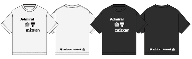 アドミラル ミツカン コラボTシャツ 黒、白セット | hartwellspremium.com