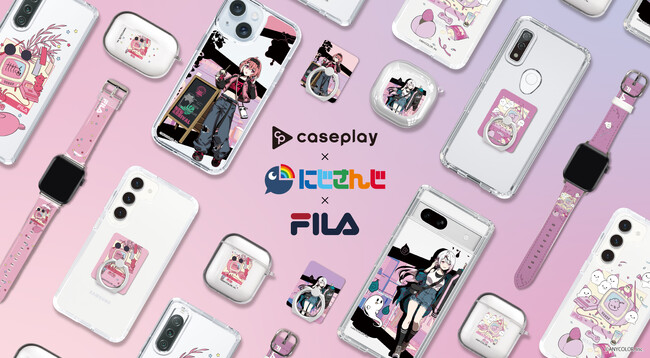 椎名唯華 FILA iPhone ケース スマホアクセサリーショップcaseplayと「にじさんじ×FILA」との限定
