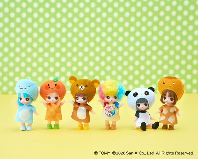 ぷちリカちゃん サンエックスユニバースコレクション」発売決定