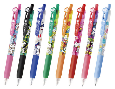 ゼブラ　サラサクリップ　SARASA スヌーピー　2014限定　ベル 人気キャラクターとコラボのジェルボールペン『サラサクリップ
