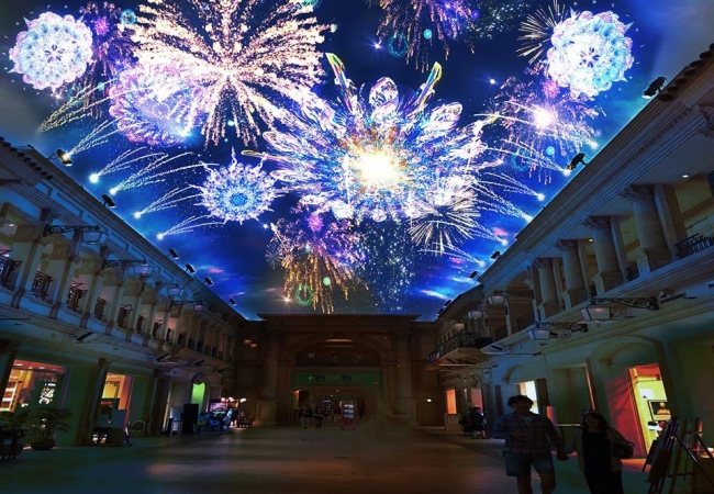 バーチャル花火 浴衣 出店 ヴィーナスフォートが夏祭り空間に 16年7月25日 エキサイトニュース